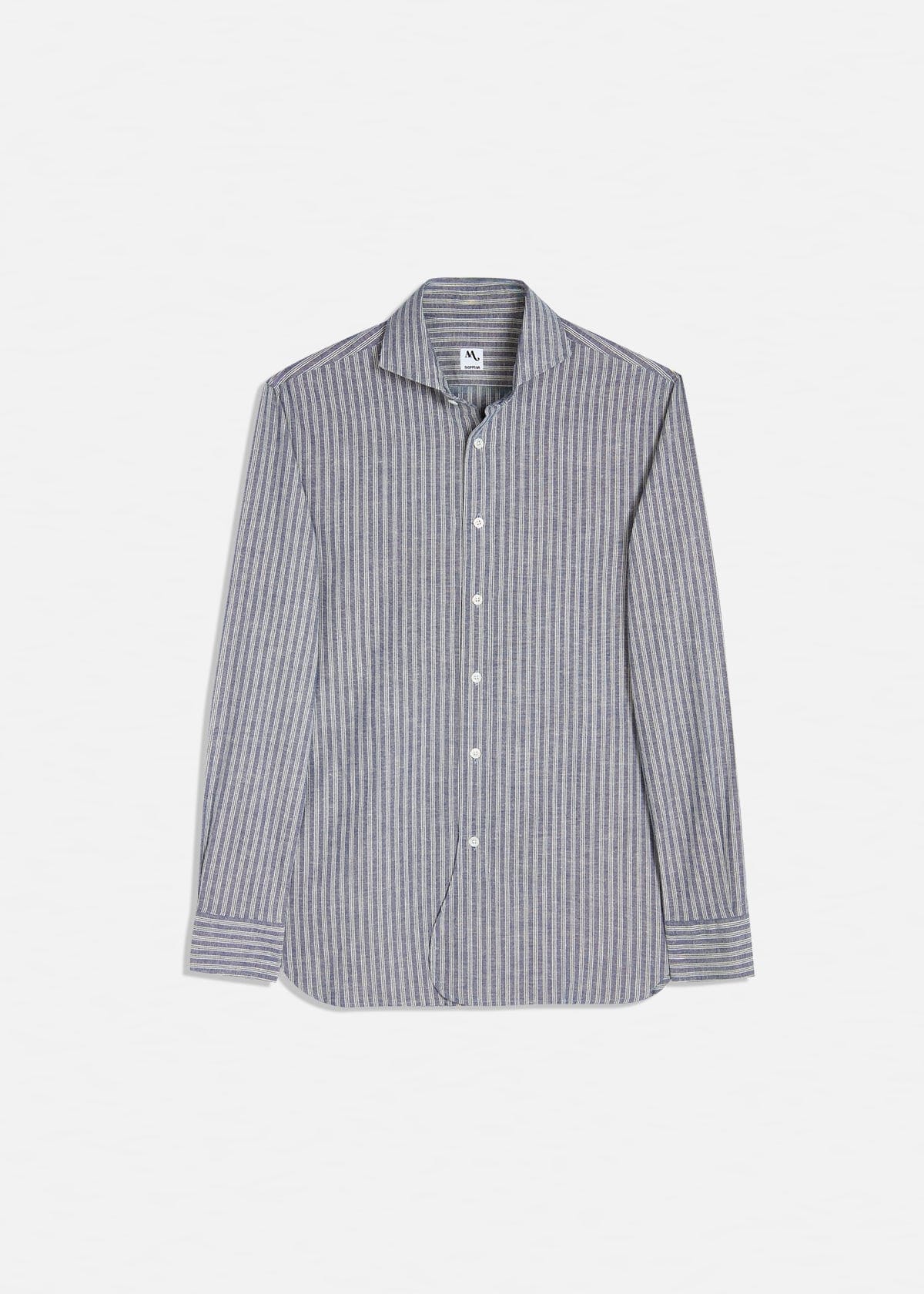 doppiaa Aalassio French Collar Shirt