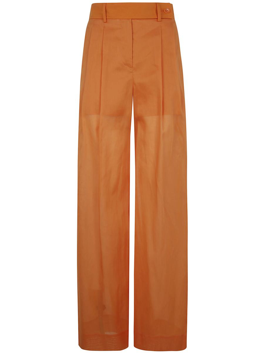 Alberta Ferretti Organzed 平纹细布长裤 服装