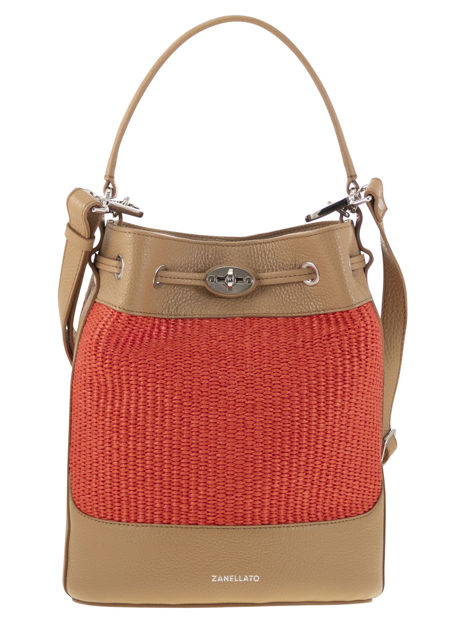 Zanellato Monda - Straw Fabric Bag S