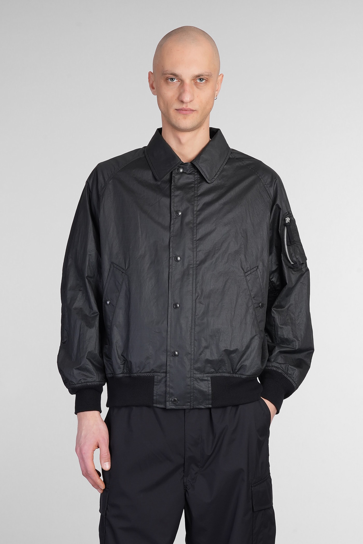 Comme des Garçons Homme Casual Jacket In Black Cotton