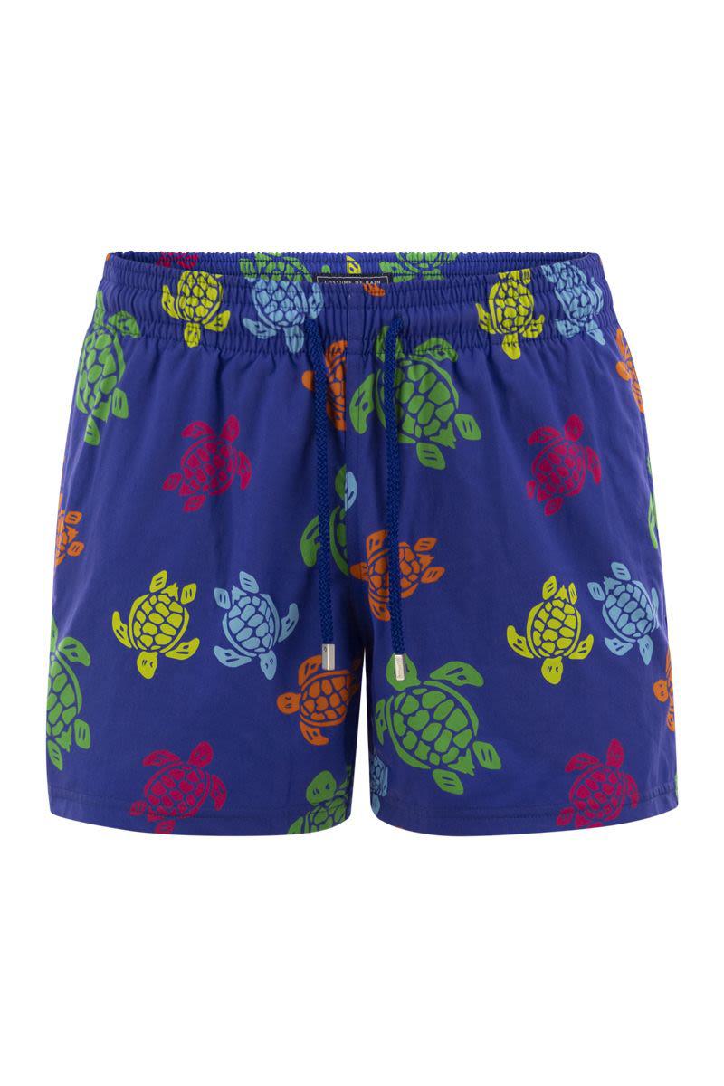 Vilebrequin Moorise - Patterned Short Beach Shorts