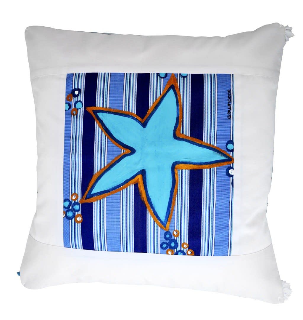 Le Botteghe su Gologone Hand Painted Cushions 100x100 Cm