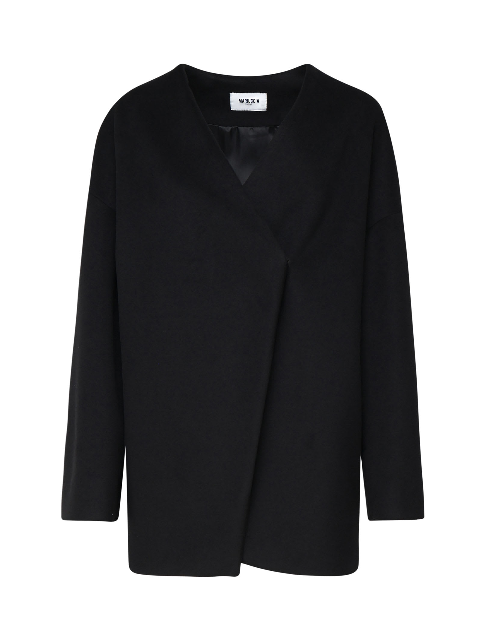 Mariuccia Milano Kids Coat With Geometric Cut