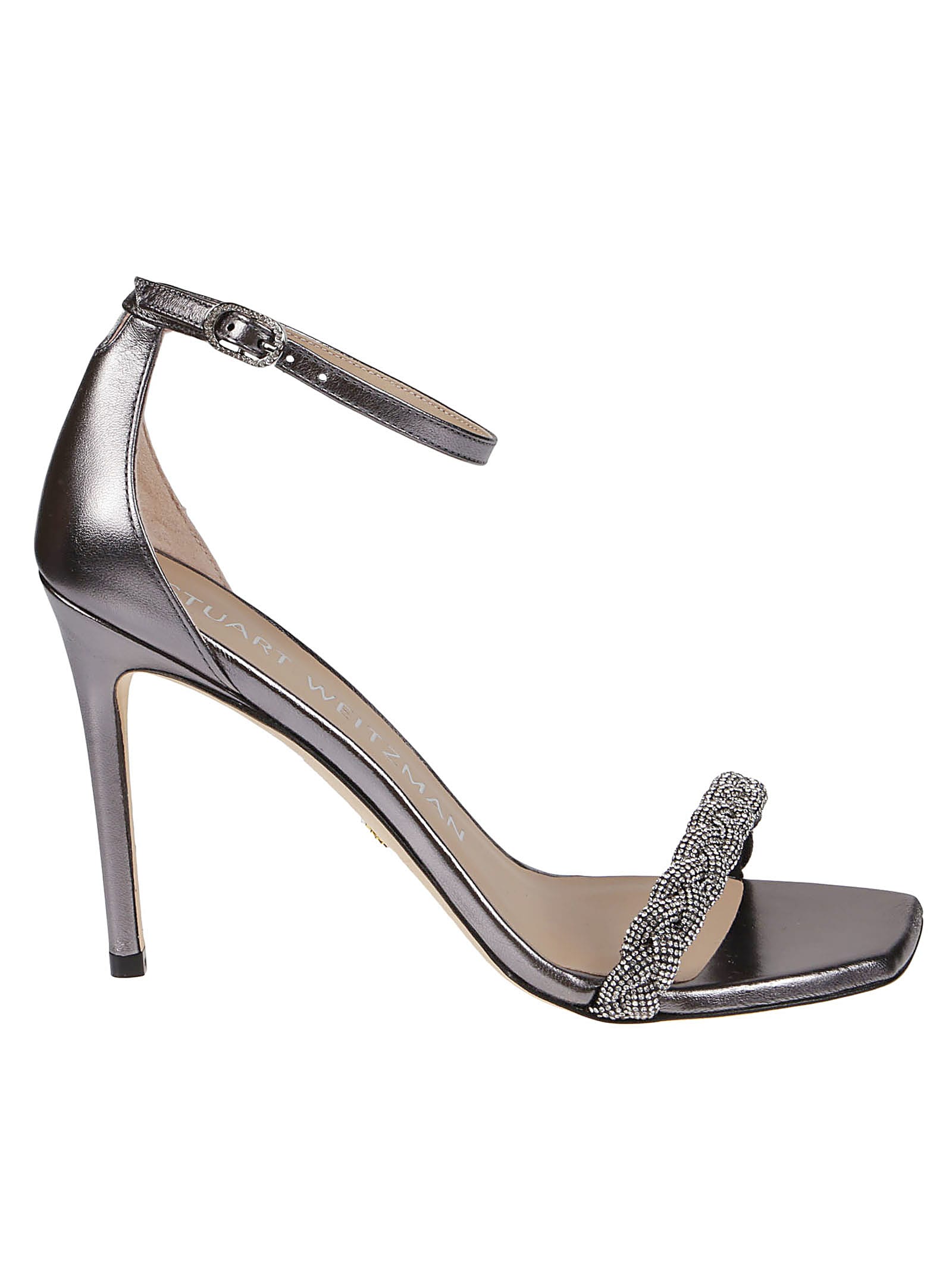 Stuart Weitzman Nudistcurve 100 Highshine Sandals