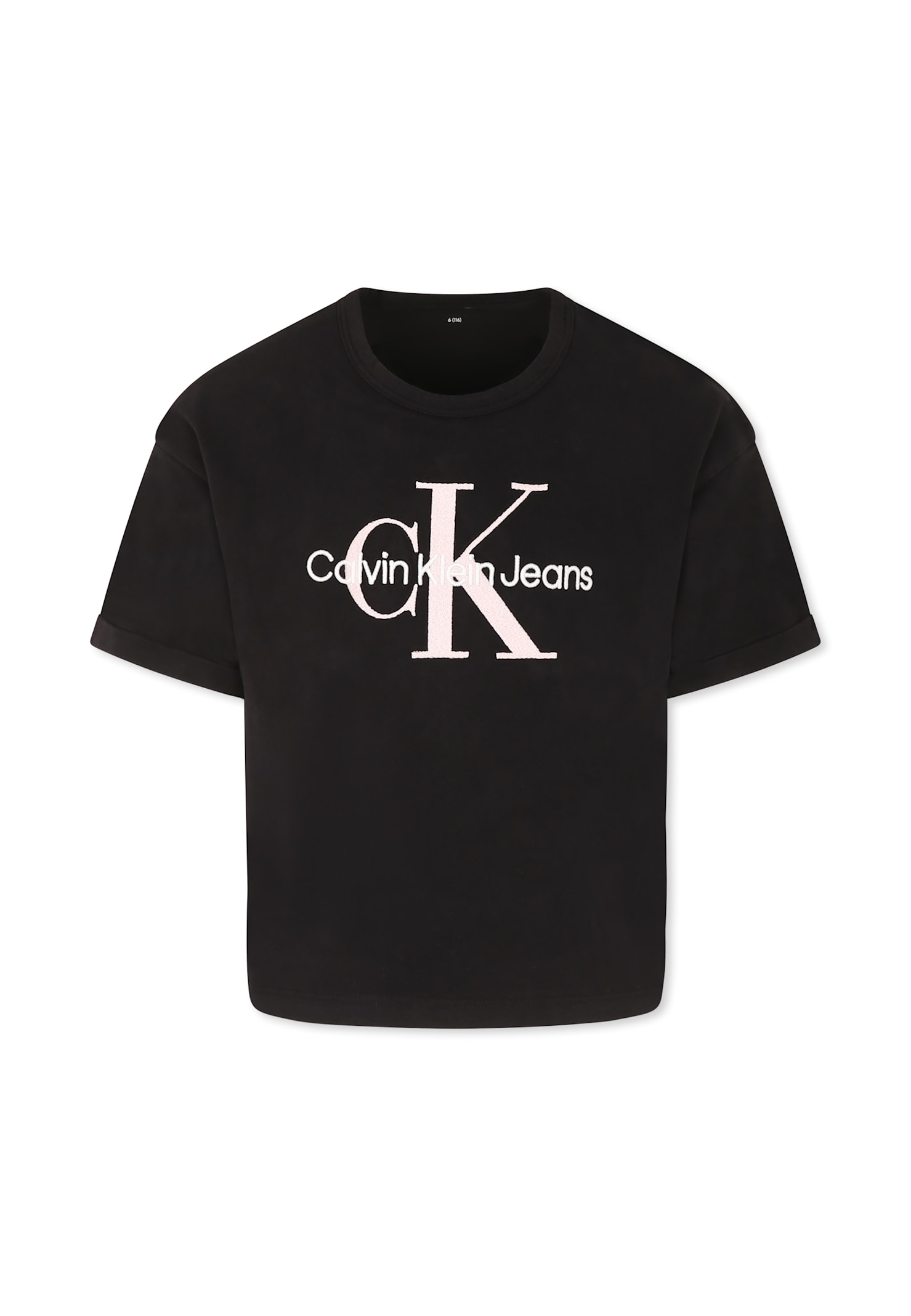 Calvin Klein Black T-shirt For Girl With Logo