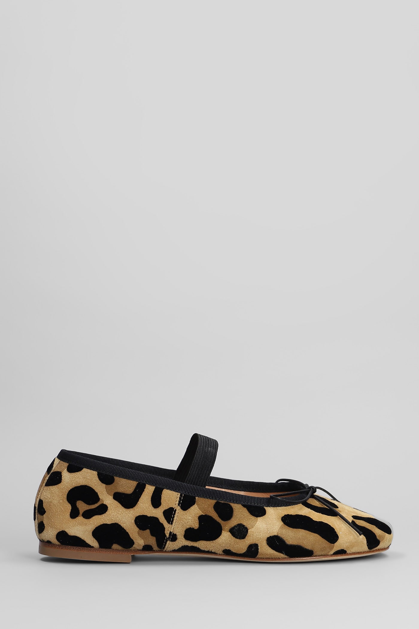 Anniel Ballet Flats In Animalier Pony Skin