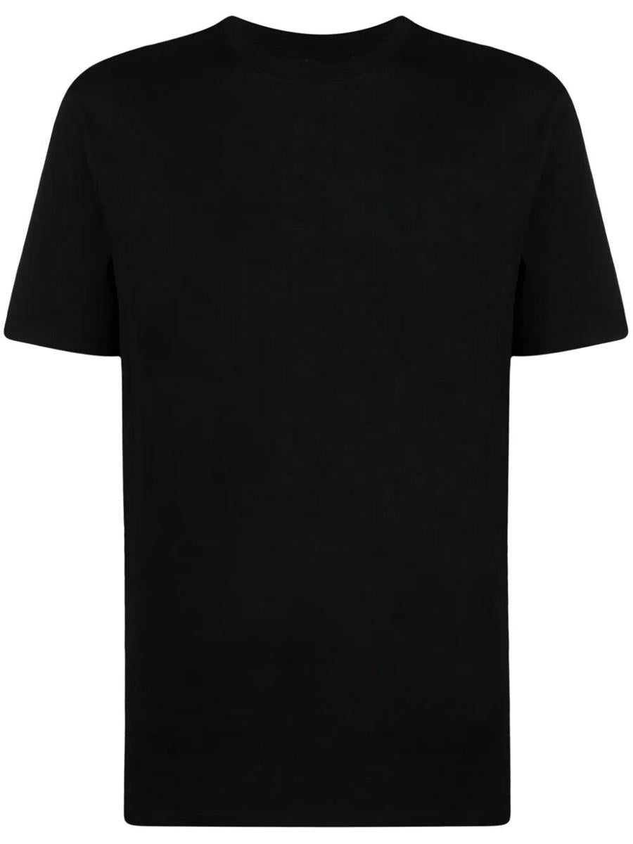 Jil Sander Crew Neck T-Shirt With Seasonal Print On The Back Clothing