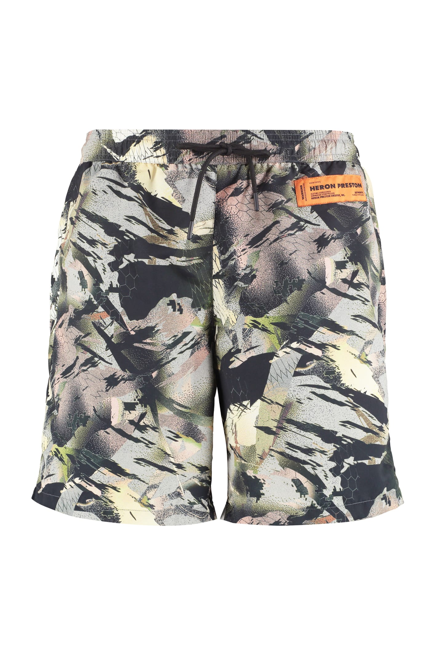 HERON PRESTON Printed Swim Shorts