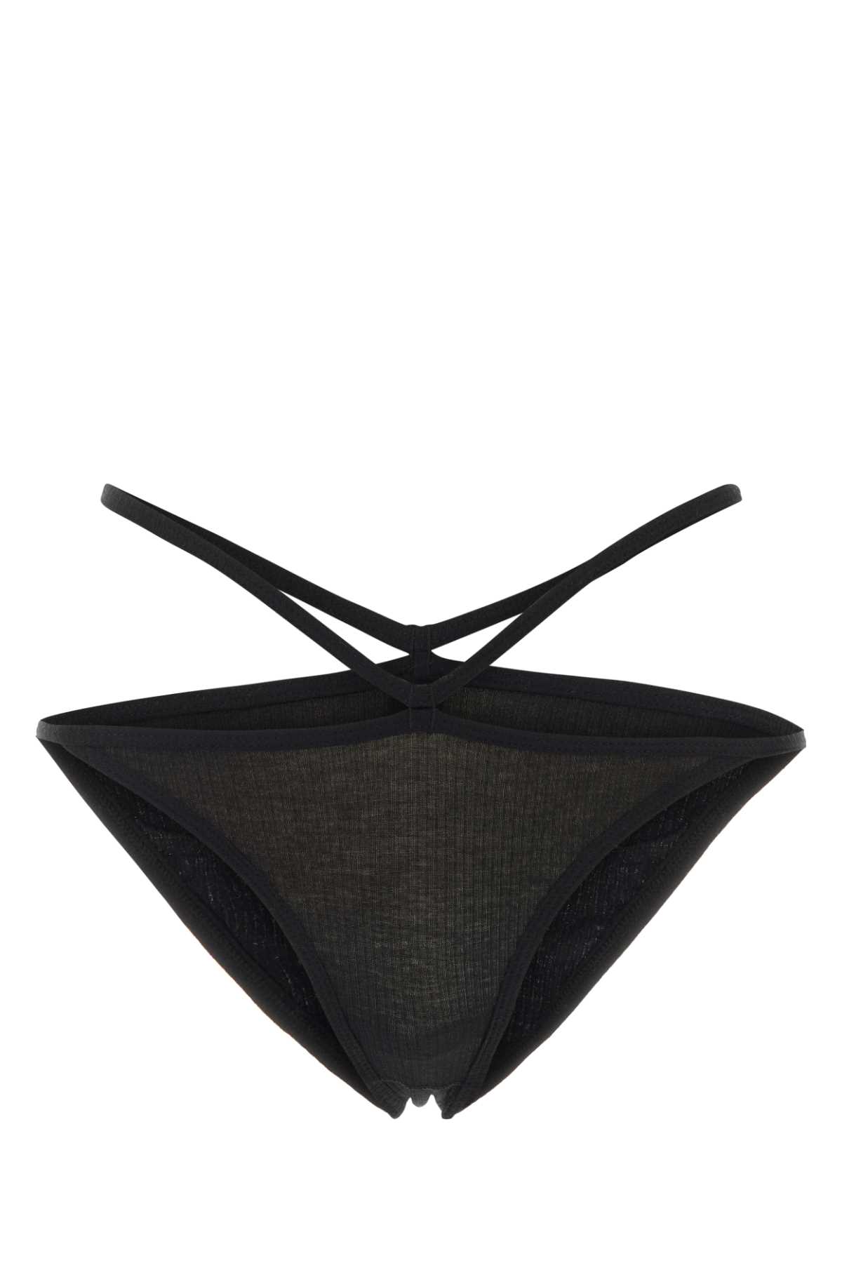 Baserange Black Stretch Cotton Brief