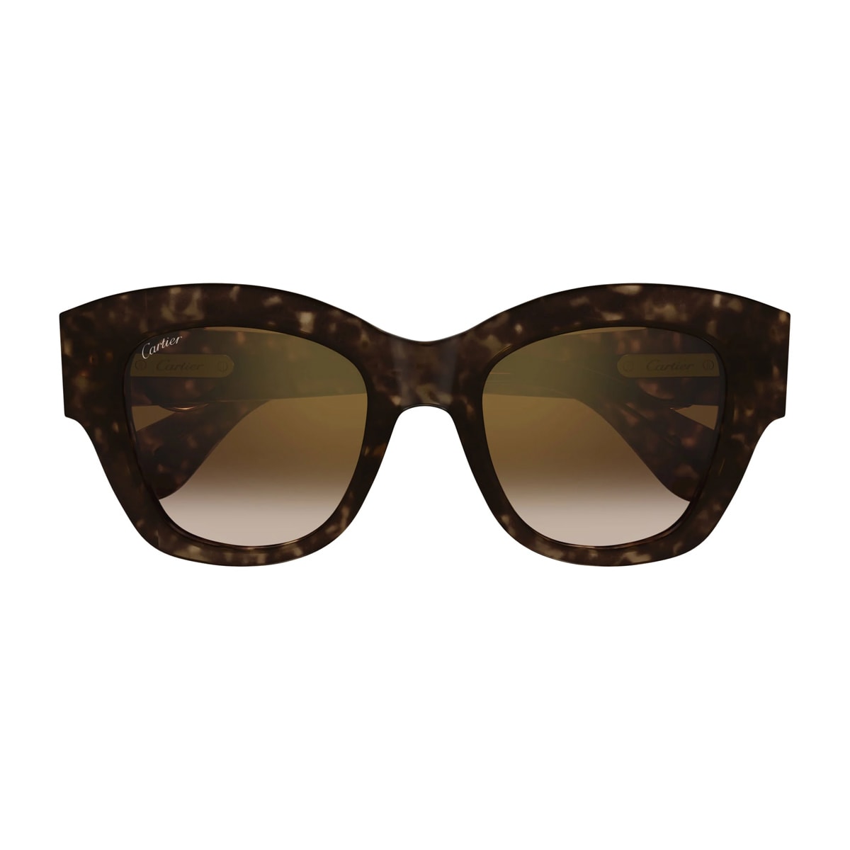 Cartier Eyewear Cartier Ct0547s Panthère C De Cartier 002 Havana Brown Sunglasses