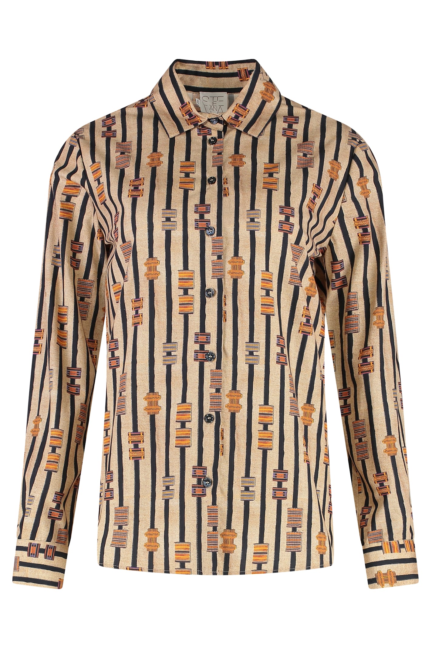 Stella Jean Printed Cotton Shirt