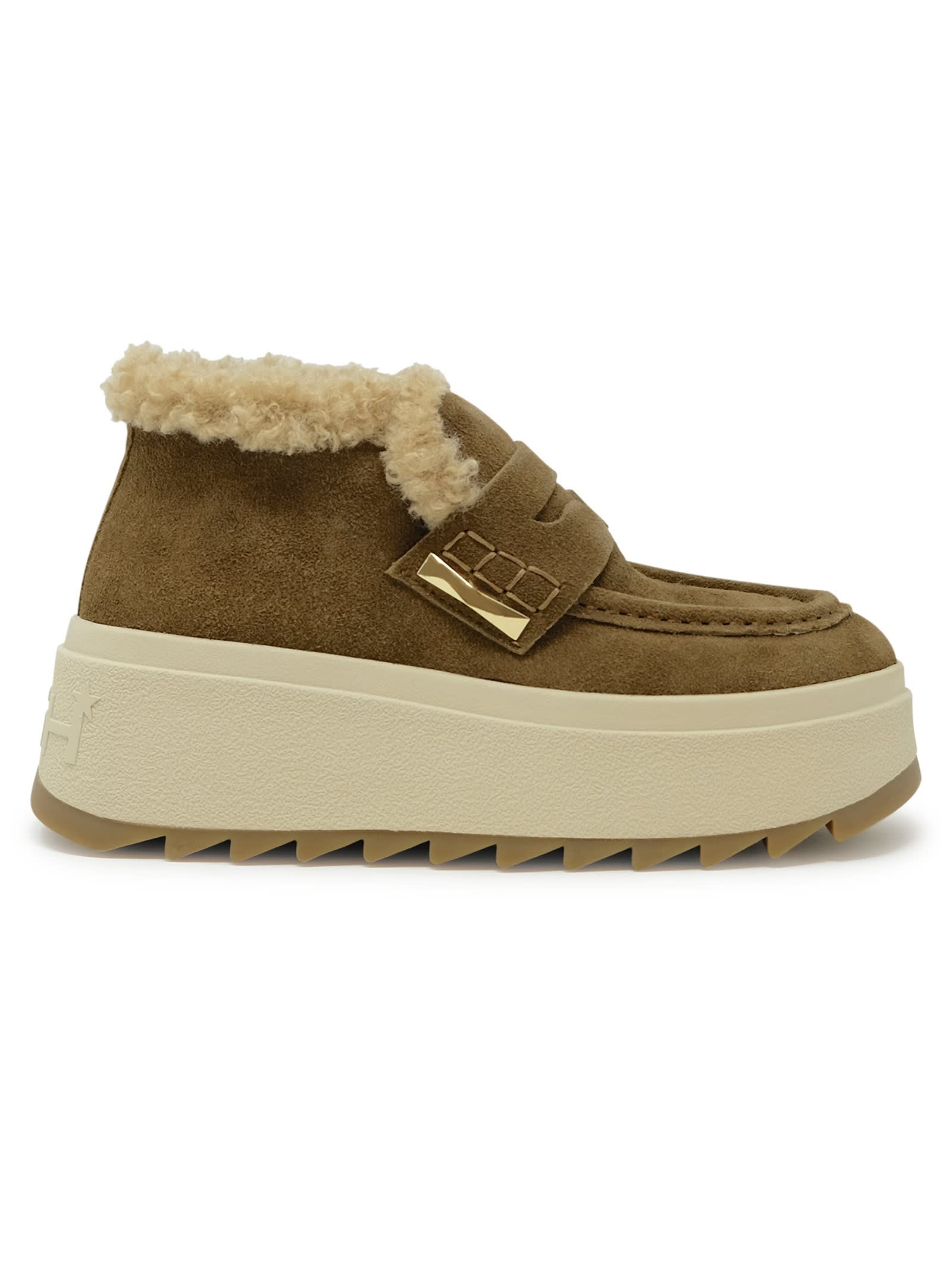 Ash Suede Fur Boots