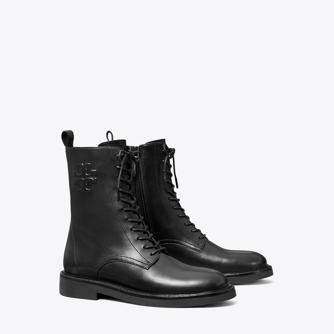 Tory Burch Double T Combat Boot