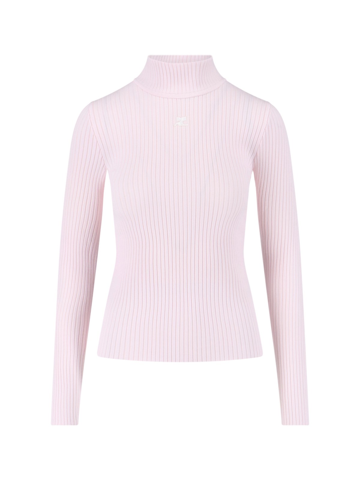 Courrèges Logo Turtleneck Sweater