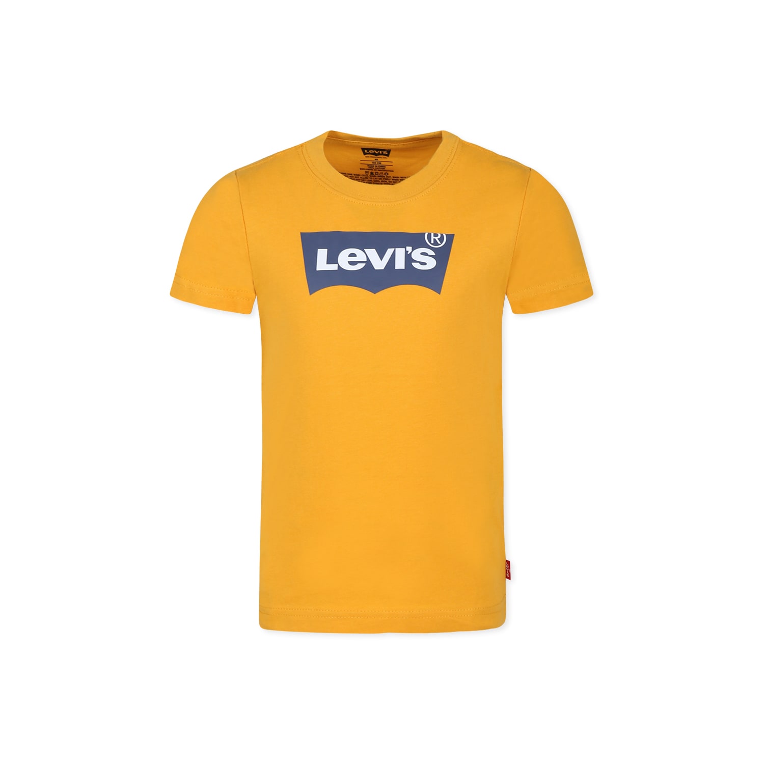 Levi's Yellow T-shirt For Boy With Logo
