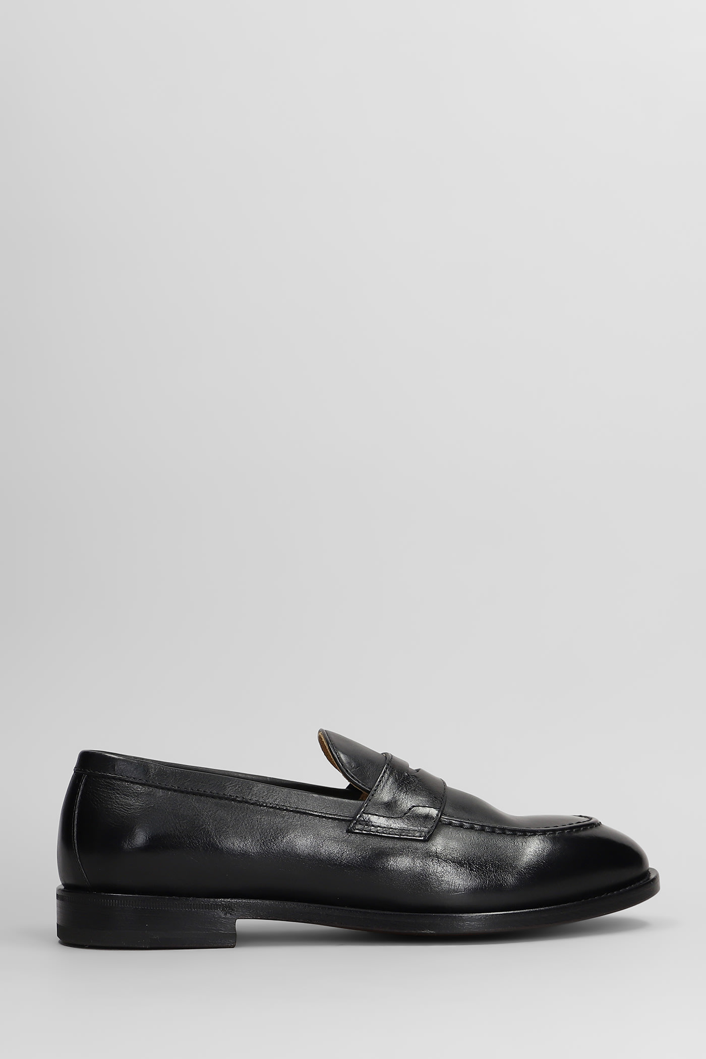 Henderson Baracco Loafers In Black Leather