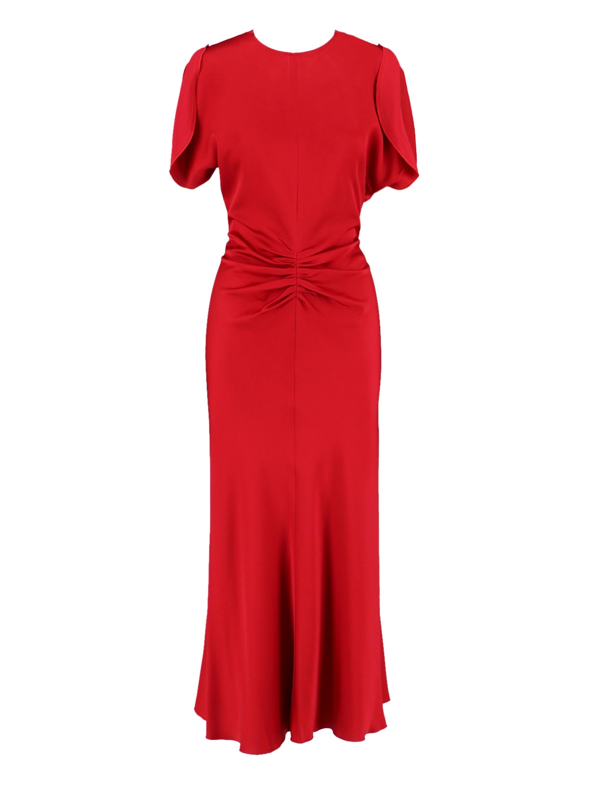 Victoria Beckham Draped Midi Dress