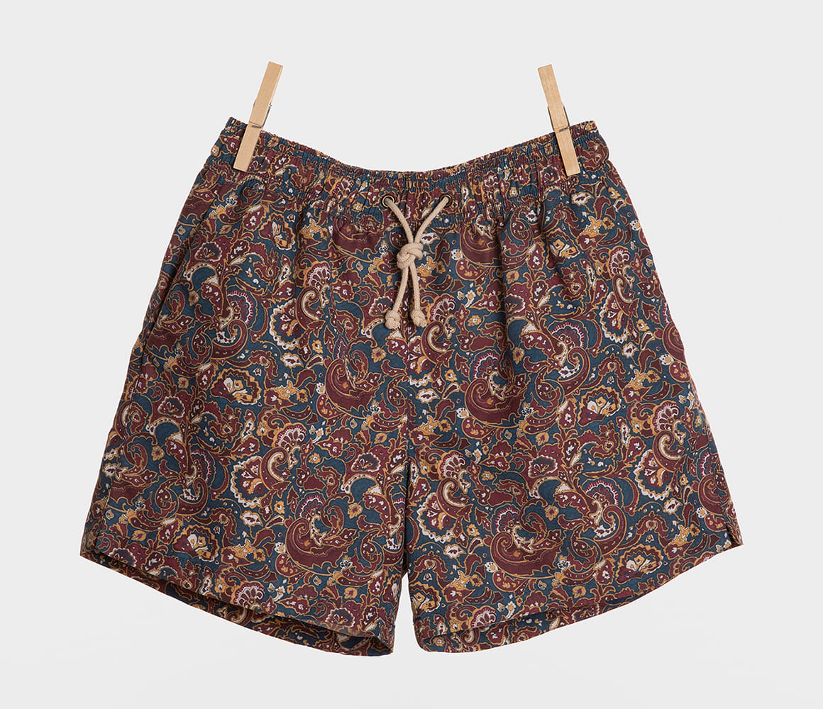 Ripa Ripa Mediterraneo Rosso Blu Swim Shorts