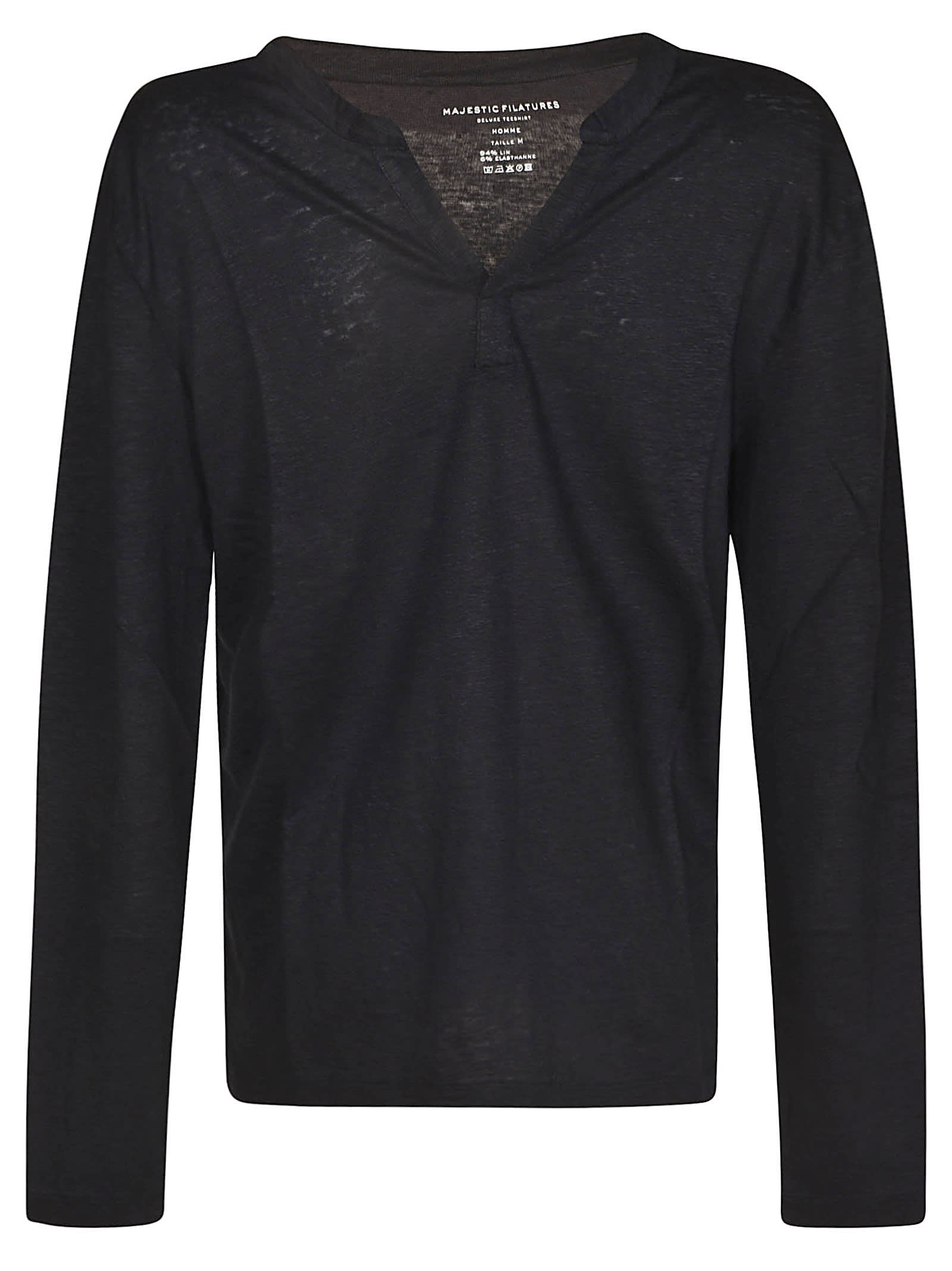 Majestic Filatures V-neck Fitted Jumper