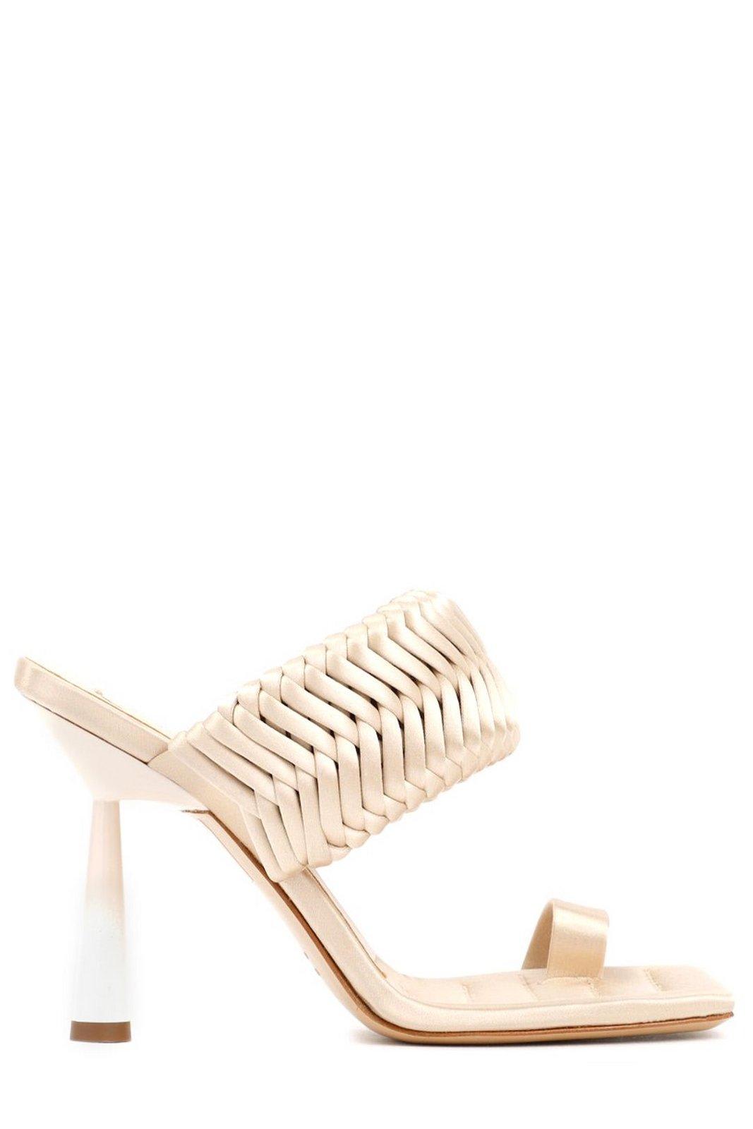 GIA BORGHINI Rosie 1 Woven Detailed Sandals Sandals
