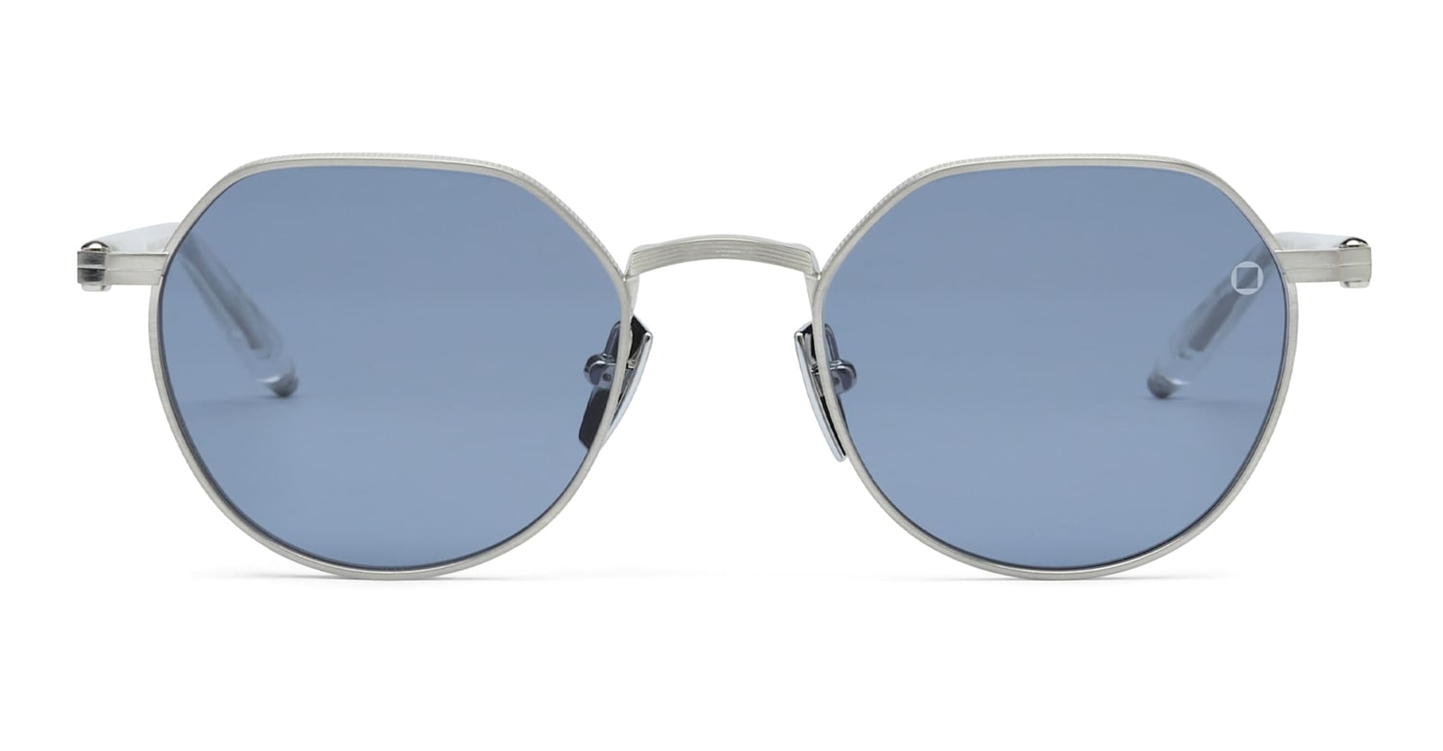 Akoni Themis - Brushed Silver / Crystal Clear Sunglasses