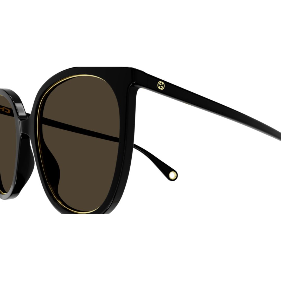Gucci Eyewear Gg1076s002 Black Black Brown