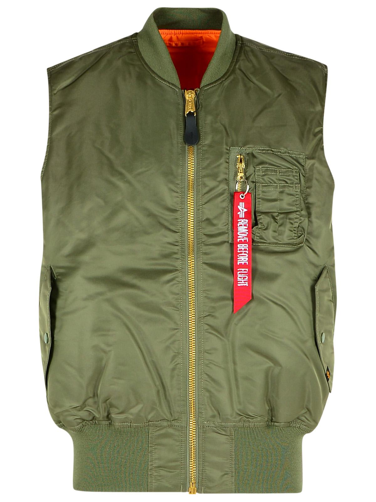 Alpha Industries Green Nylon Vest