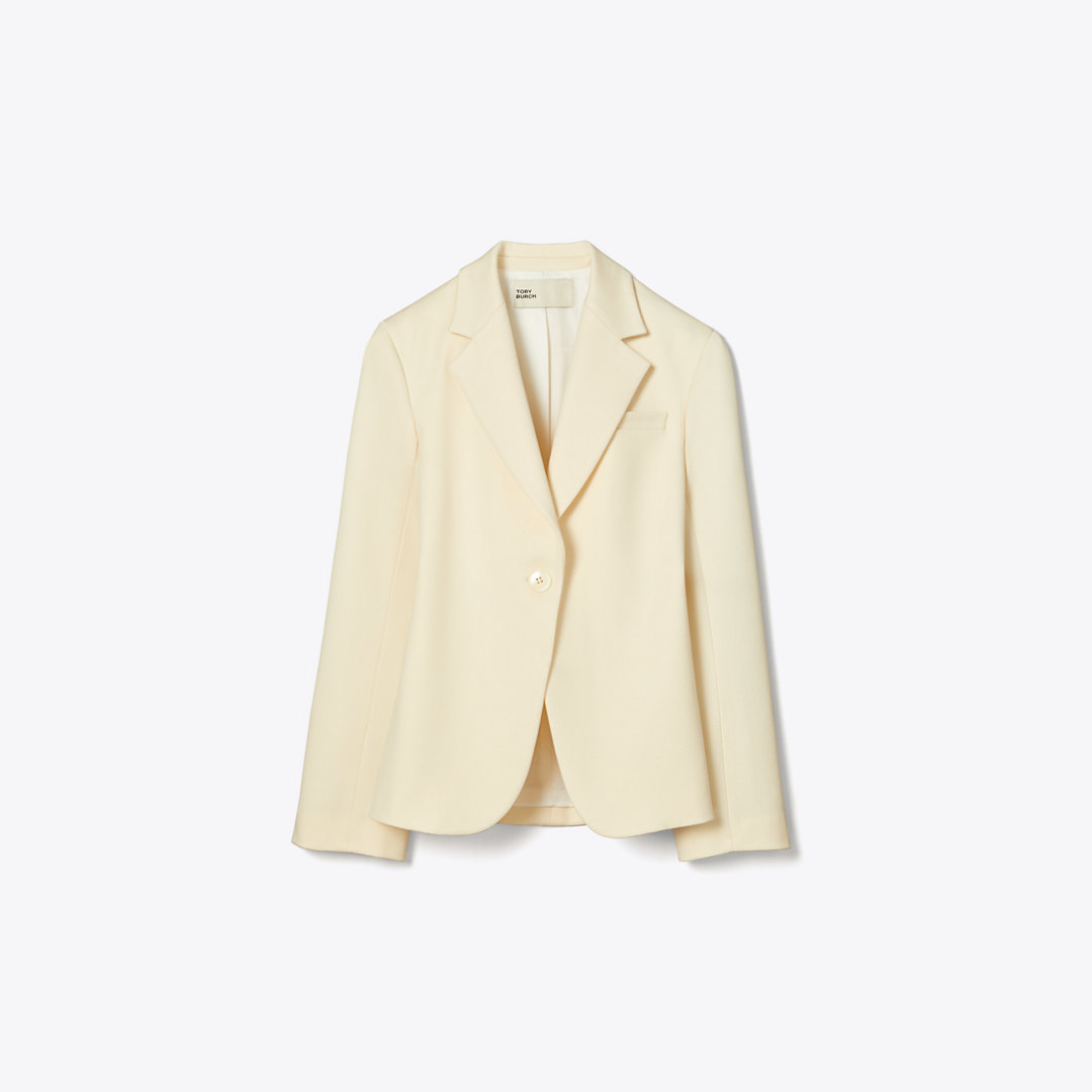 Tory Burch Cinched Twill Blazer