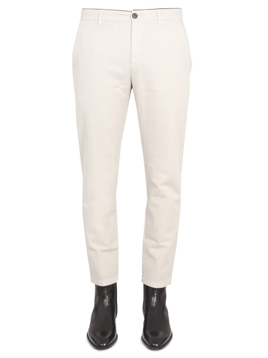 Department Five Pants With Logo Patch