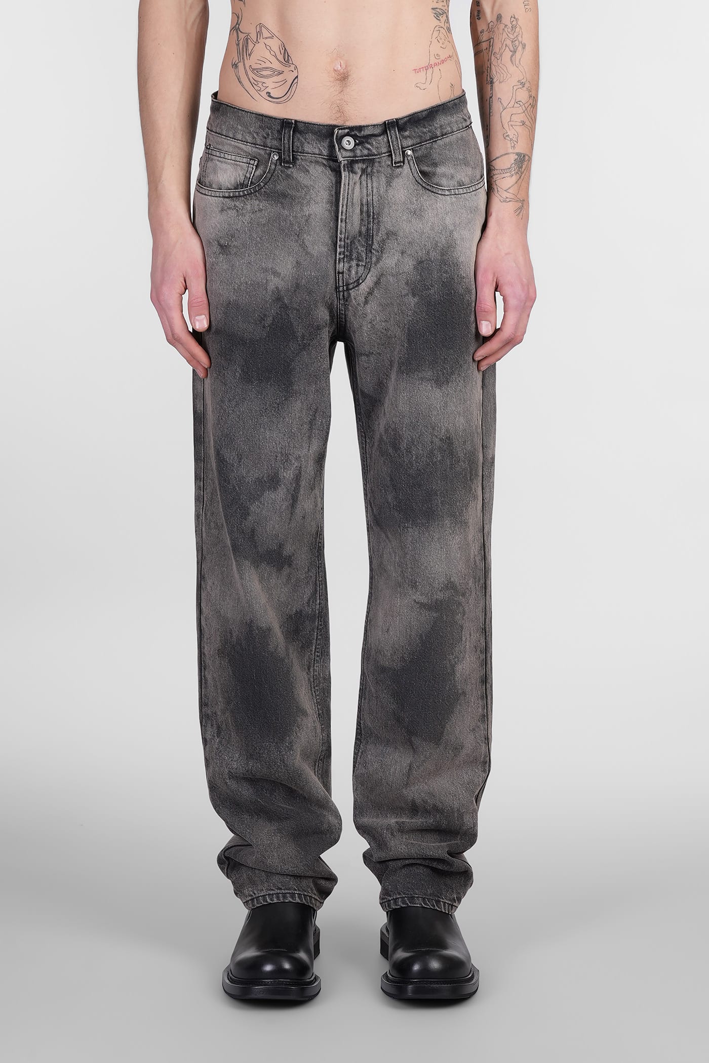Salvatore Santoro Jeans In Brown Denim