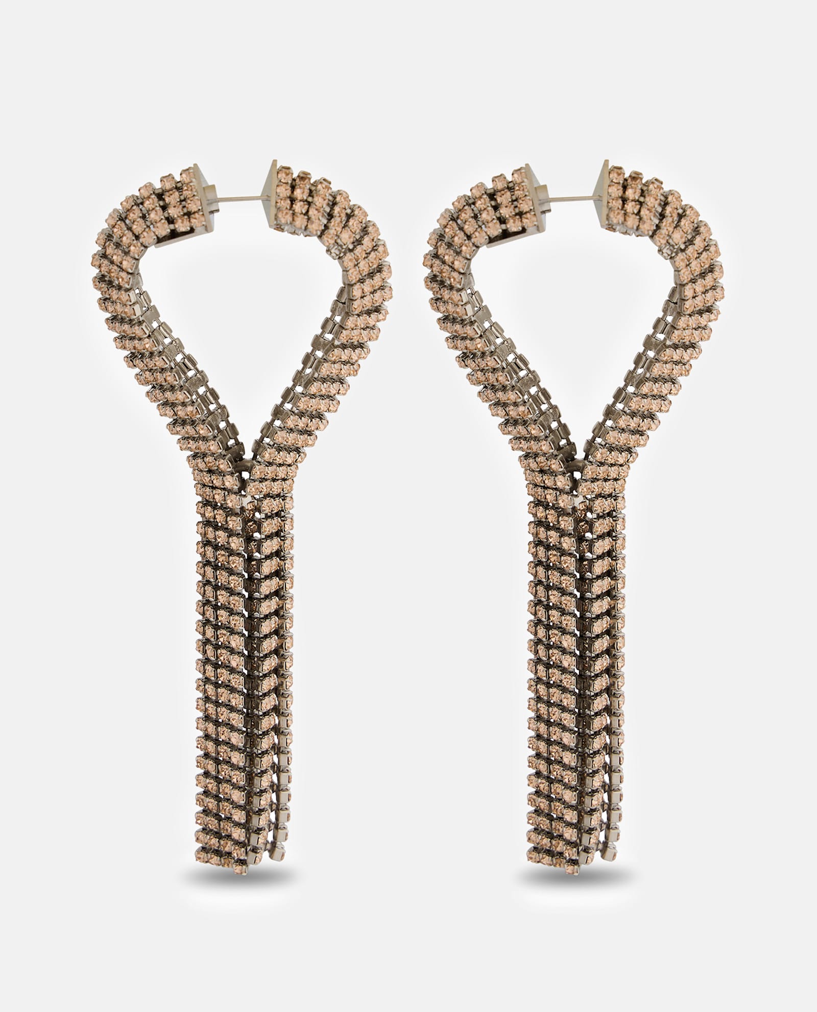 Paco Rabanne Rhinestone Drop Earrings