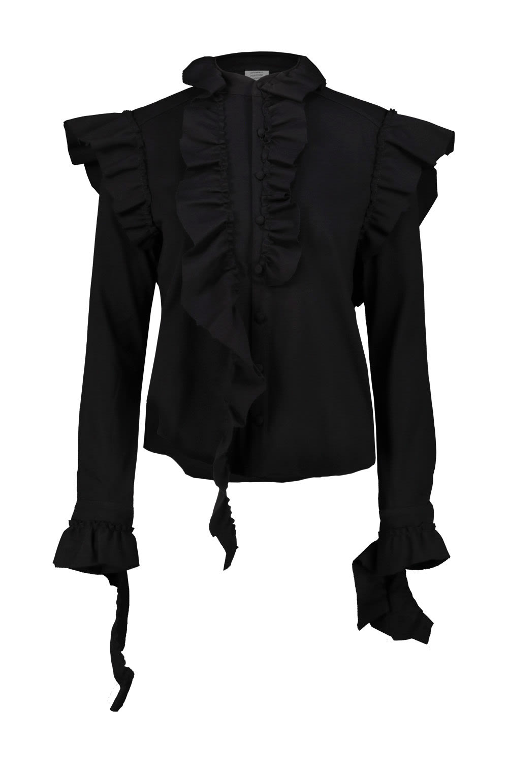 VETEMENTS Deconstructured Jersey Blouse