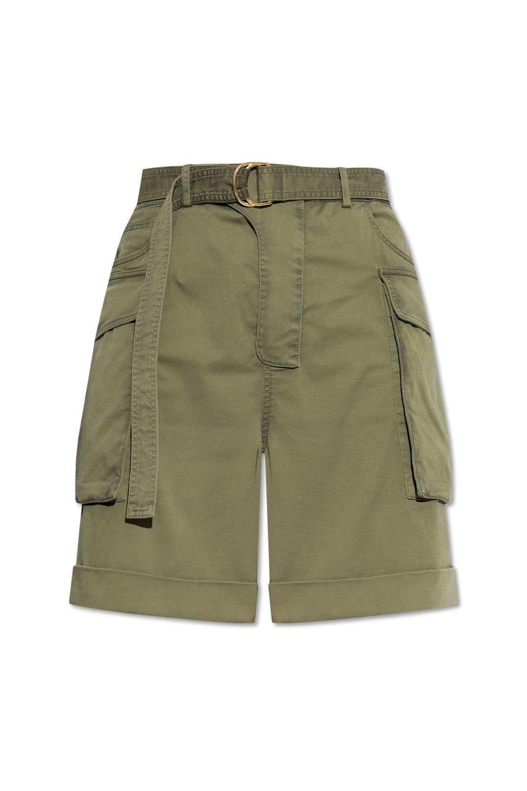 Balmain Turn-up Hem Cargo Shorts