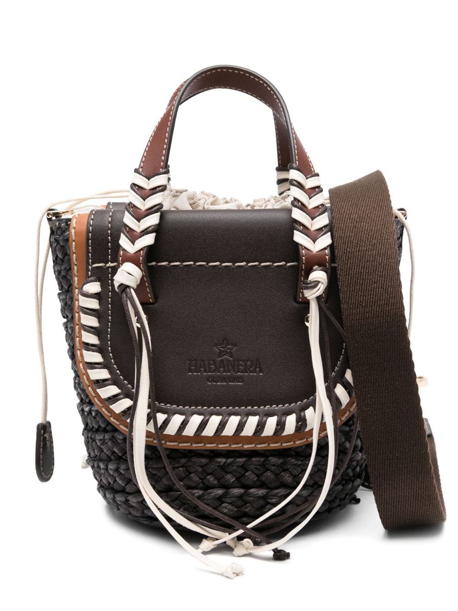 Cuba Lab 'Habanera Fringes Ebony' Brown Tote Bag