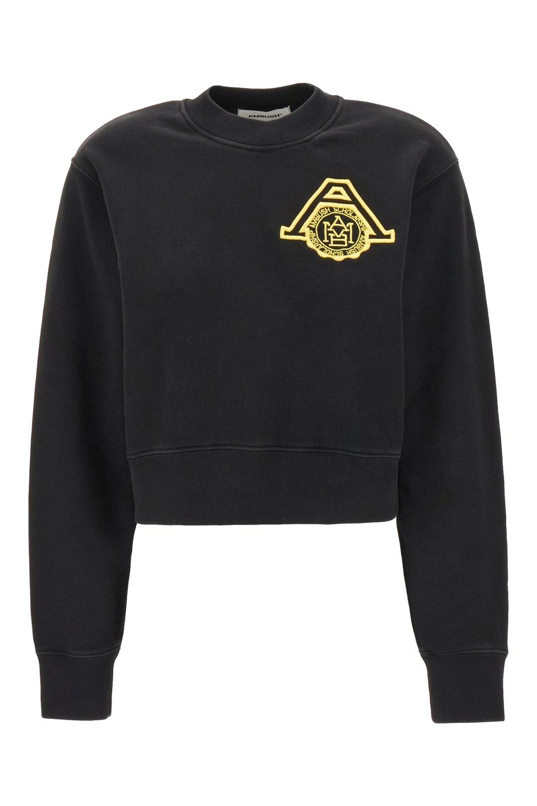 AMBUSH Black Cotton Sweatshirt