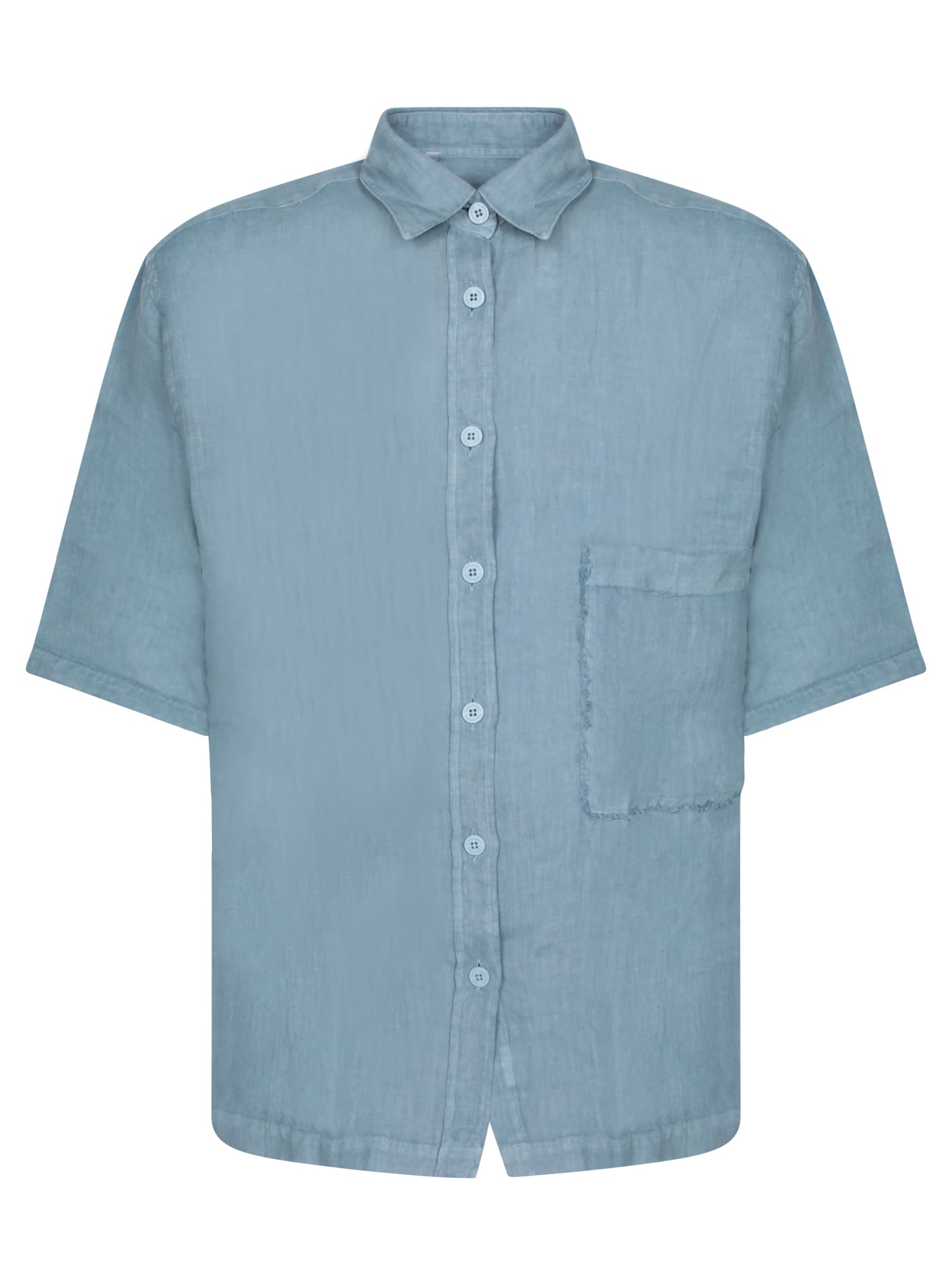 costumein Light Blue Linen Shirt