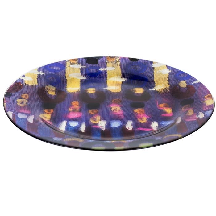 Le Botteghe su Gologone Plates Glass Colores 28 Cm