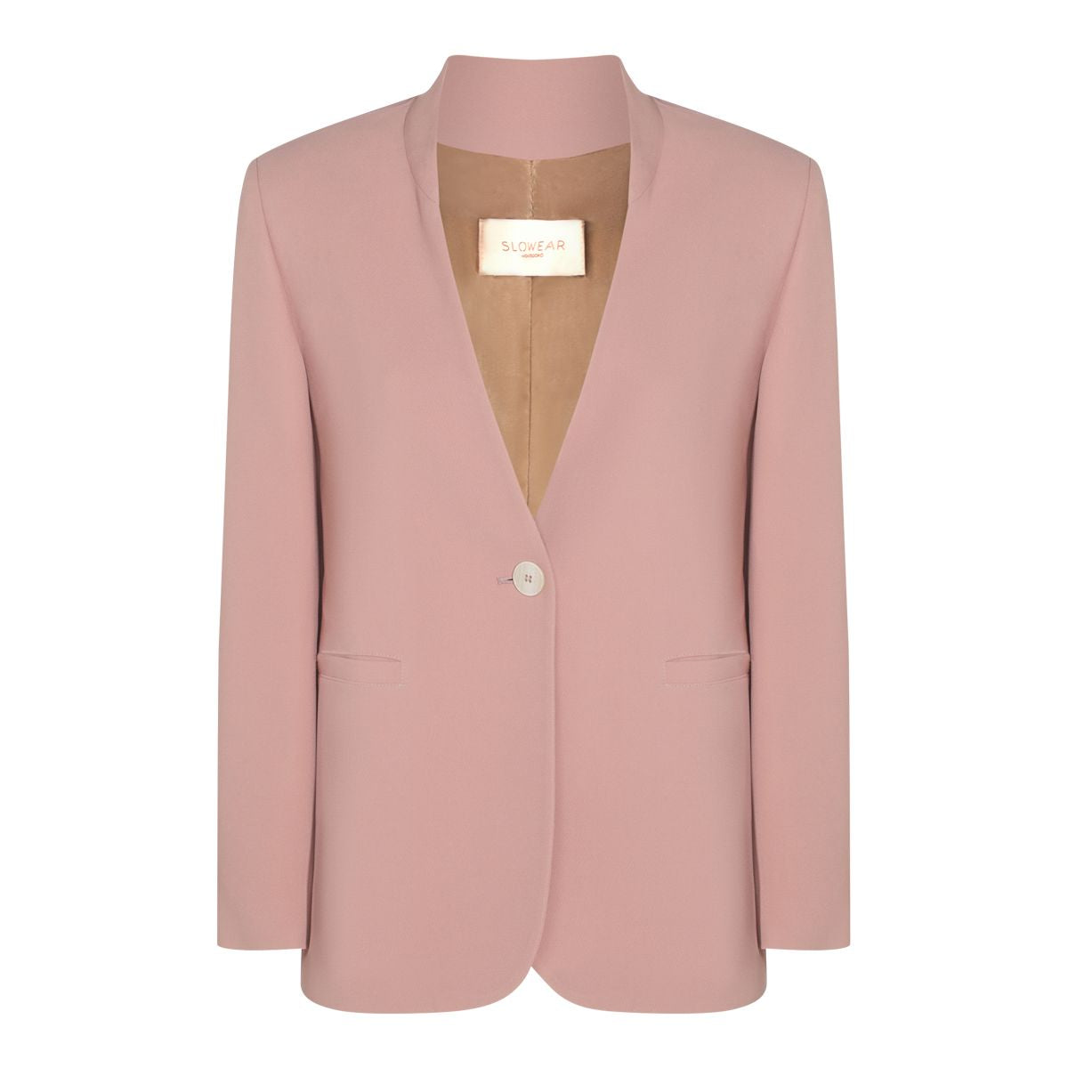 Montedoro Pink Viscose Casual Jacket