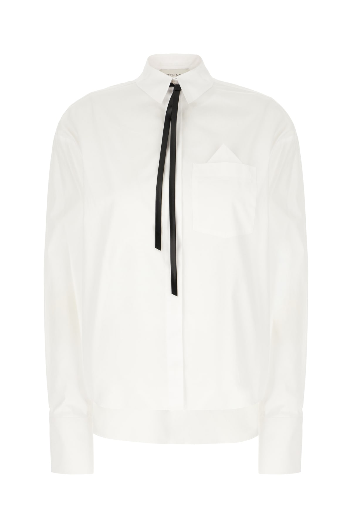 SportMax White Poplin Shirt