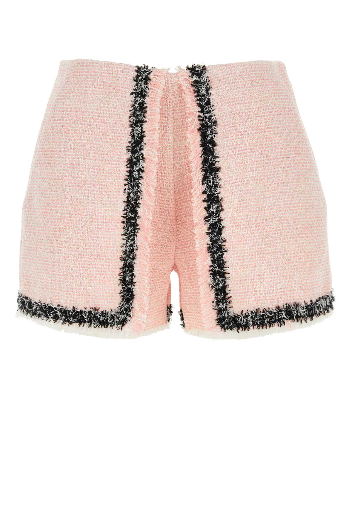 MSGM Pink Bouclã Shorts