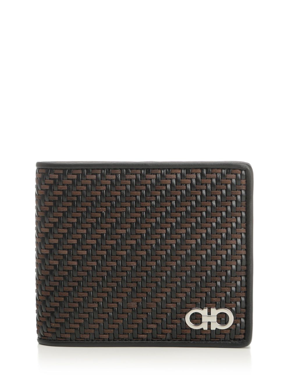Ferragamo Gancio Woven Classic Wallet