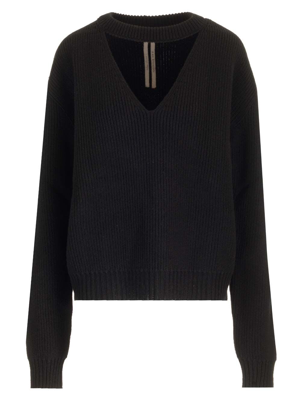 Rick Owens Eclipse Knit Sweater Black