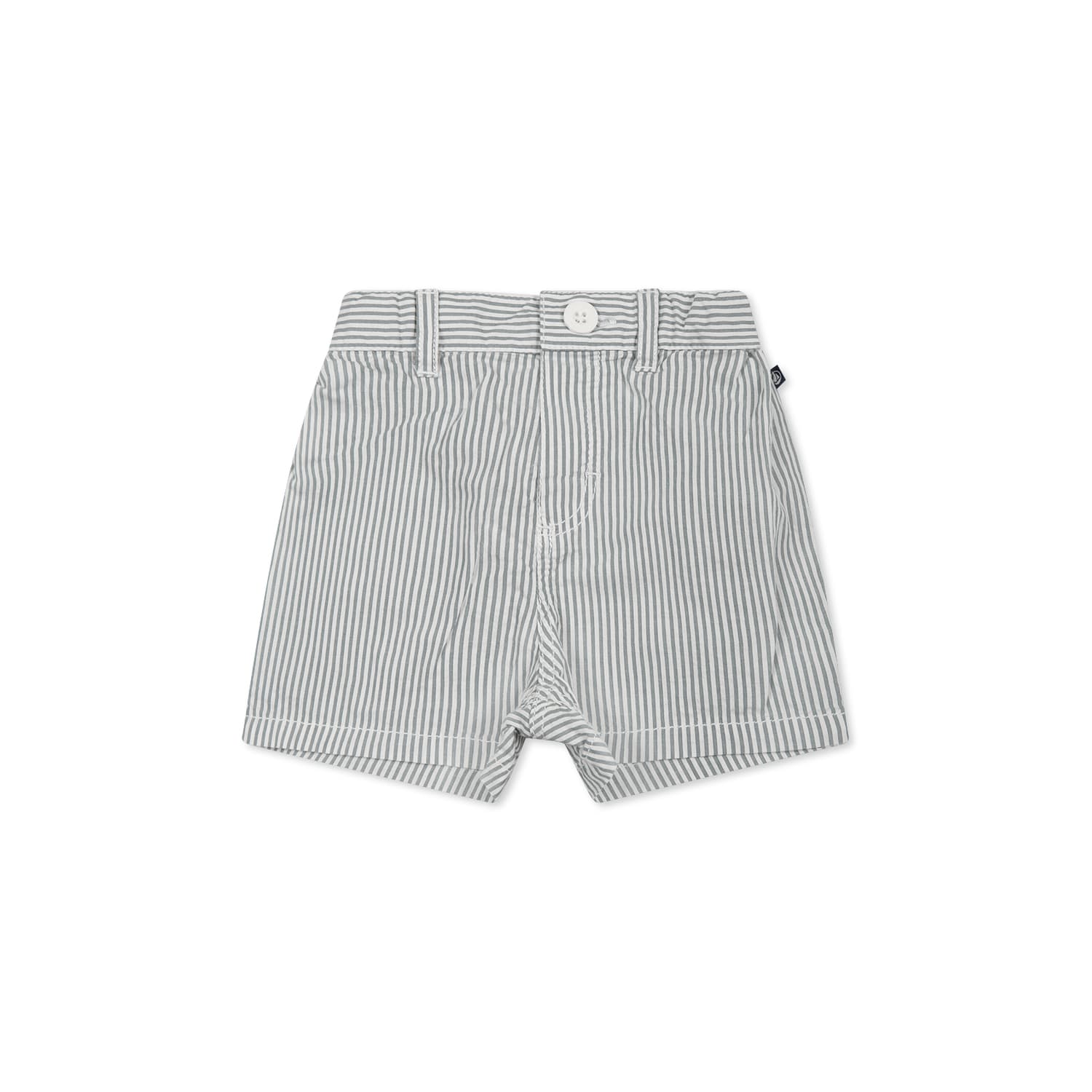 Petit Bateau Green Shorts For Baby Boy With Logo