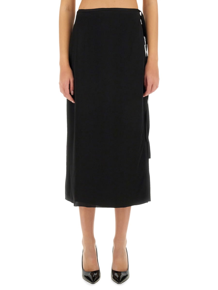 Theory Silk Skirt