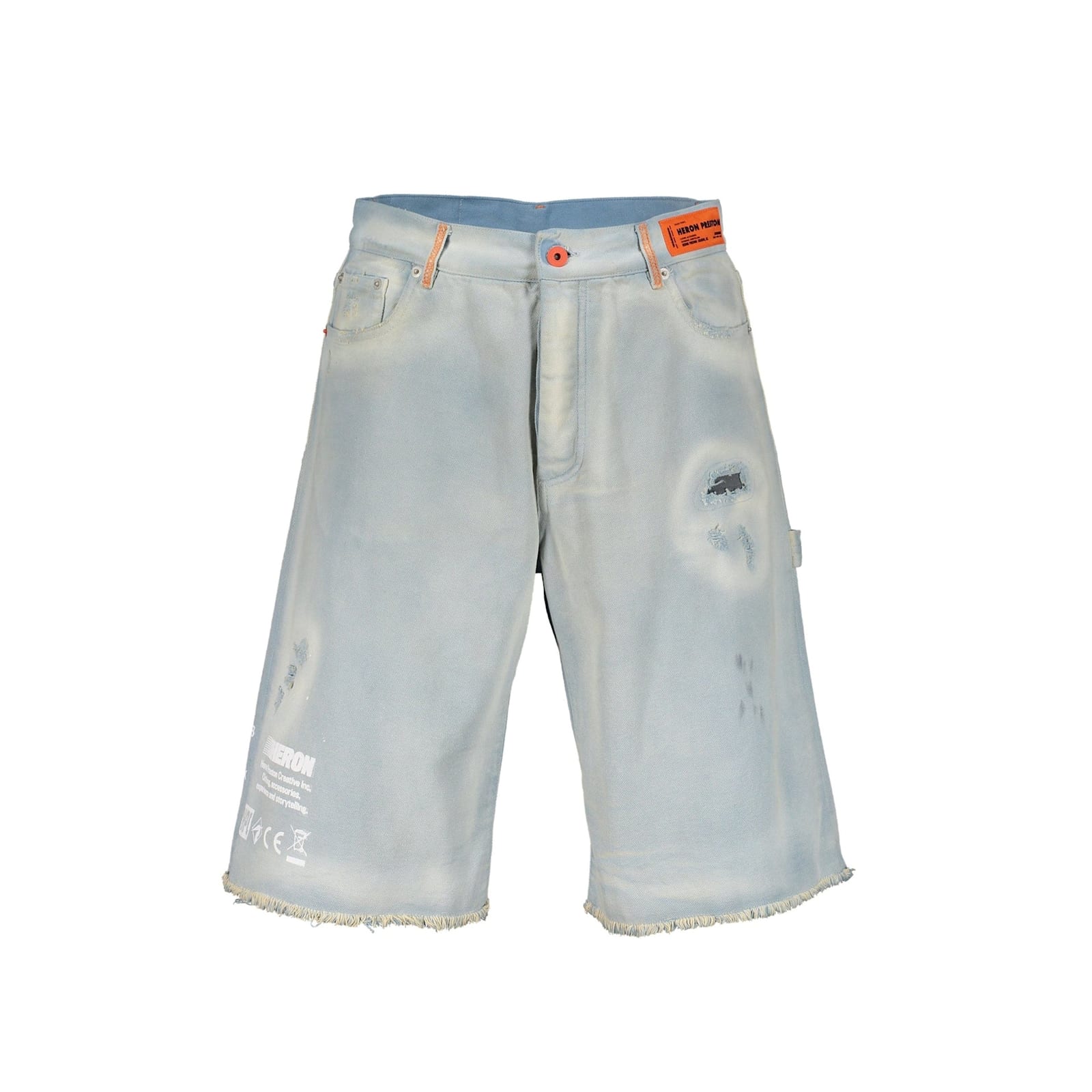 HERON PRESTON Denim Shorts