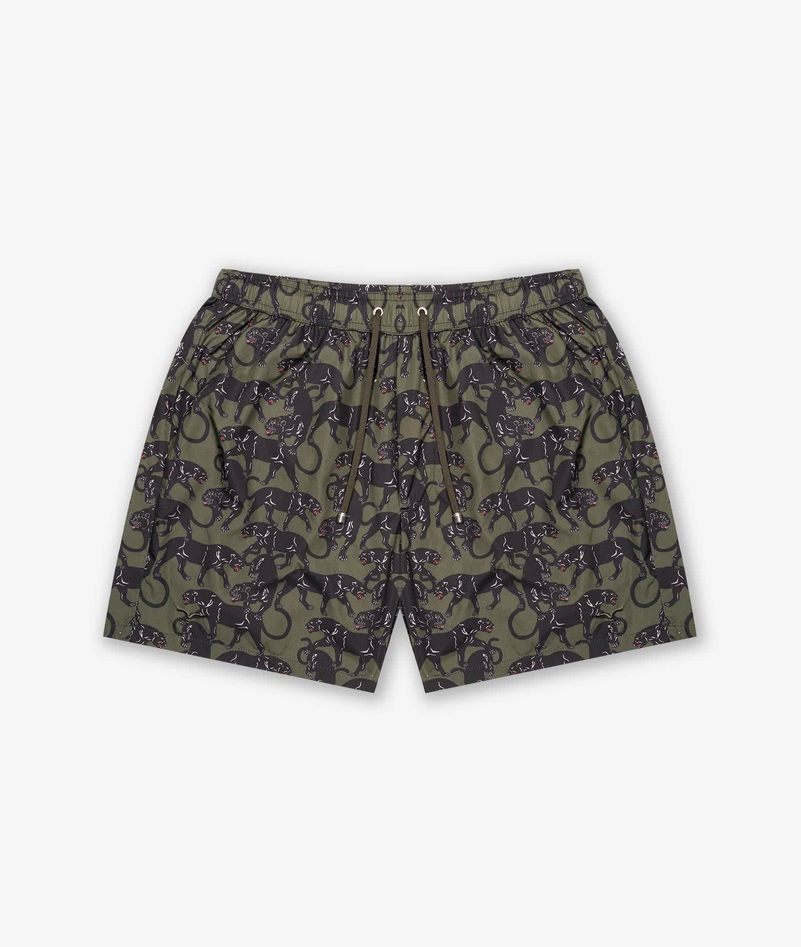 Larusmiani Swim Suit Pink Panther Swimming Trunks