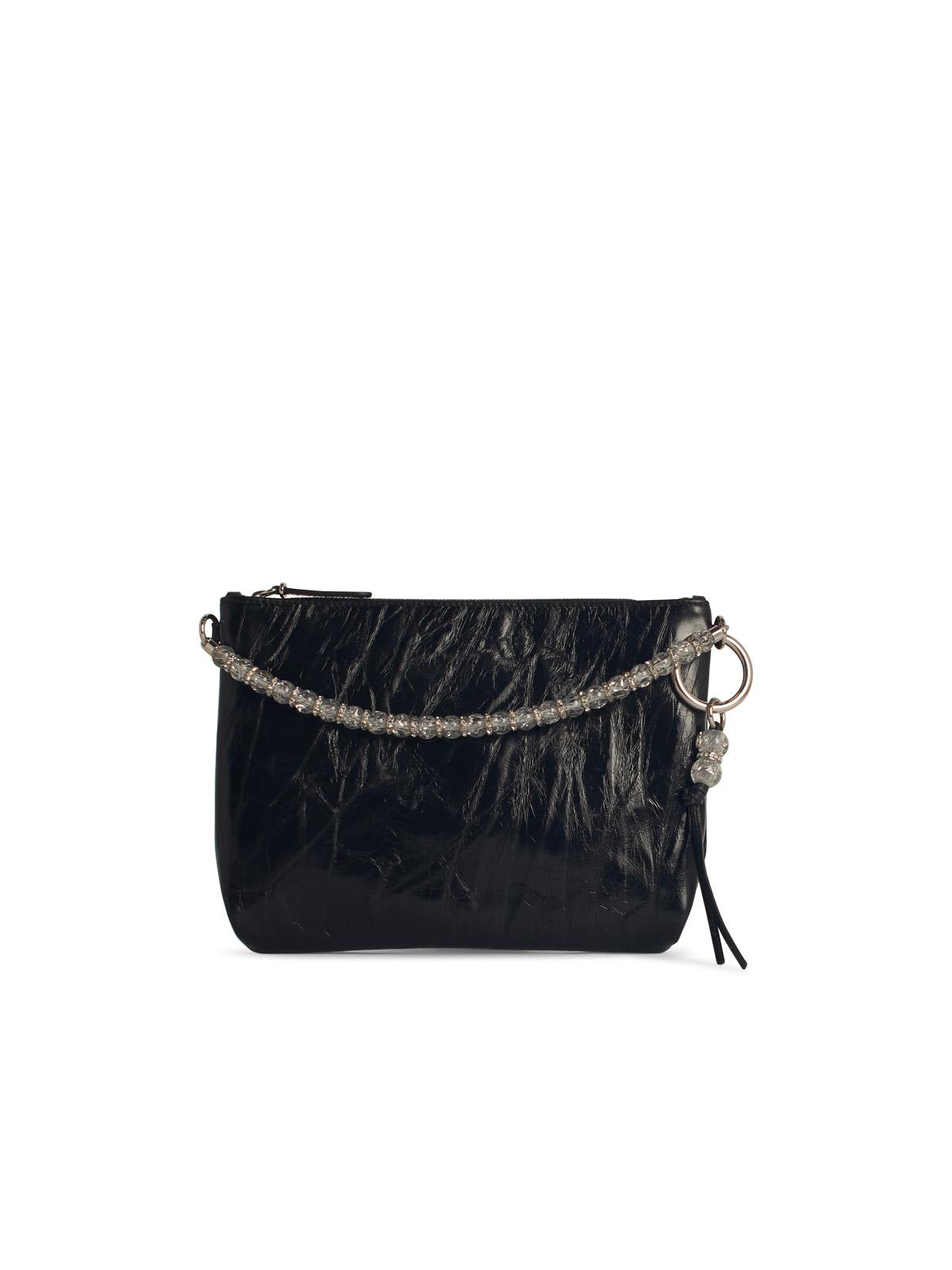 Jimmy Choo callie Black Leather Bag