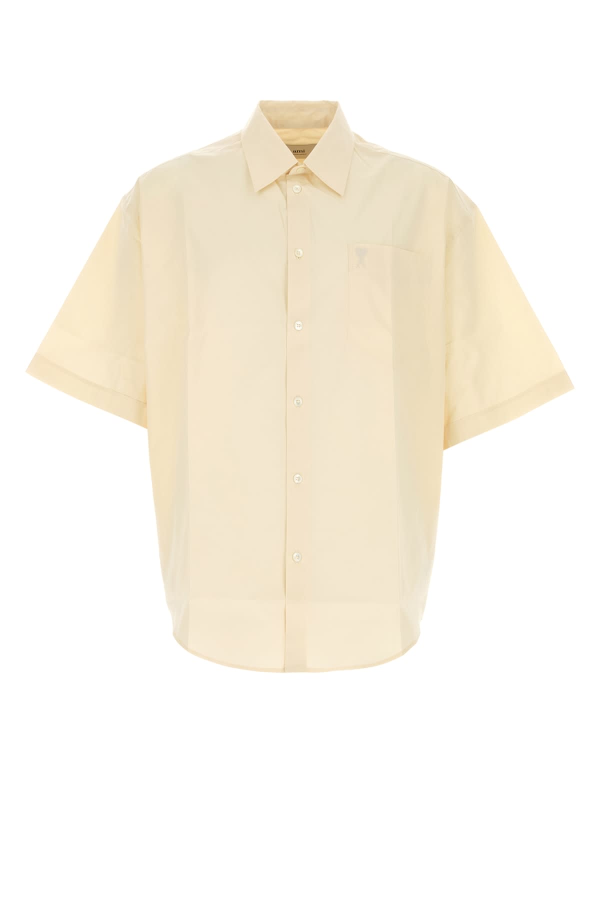 Ami Alexandre Mattiussi Cream Poplin Shirt