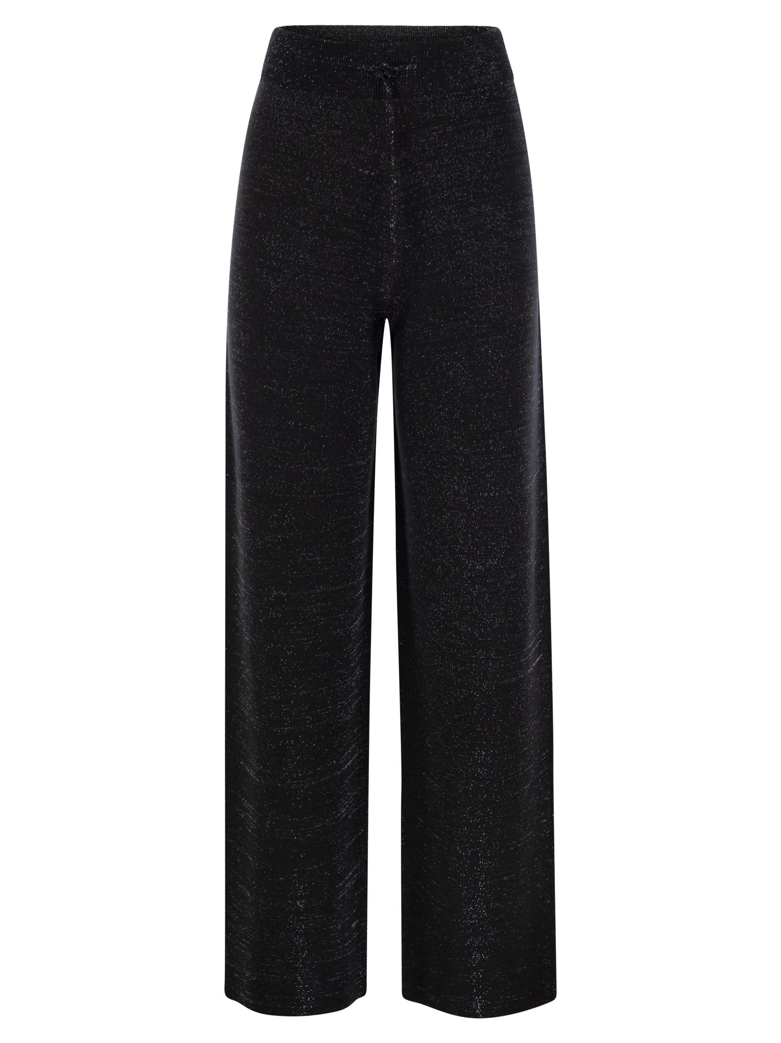 Fabiana Filippi Wide Trousers In Organic Cotton And Lurex