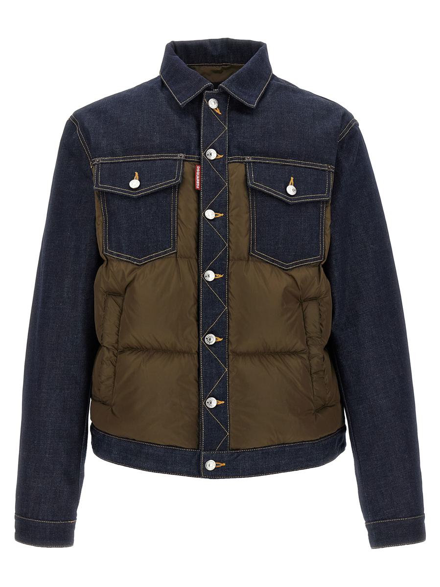 DSQUARED2 'Hybrid Puffer-Jeans' Jacket